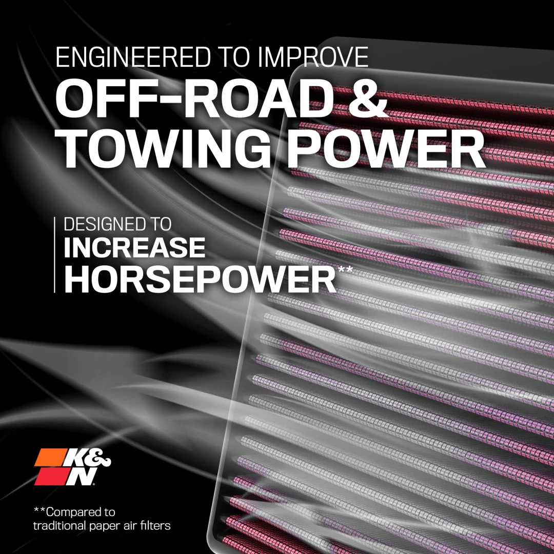 High-Flow Original Lifetime Engine Air Filter - FORD F250/F350/F450/F550 V8-6.7L DSL